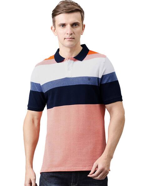 Colorblock Slim Fit Polo T-shirt