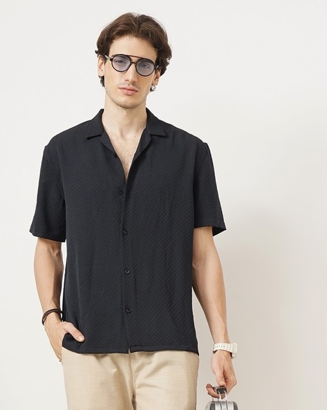 British Club British Club Men's Self Design Shirt