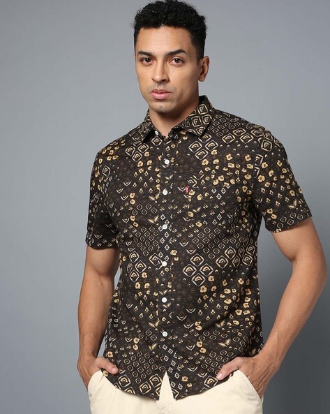 Levis Men Printed Slim Fit Shirt