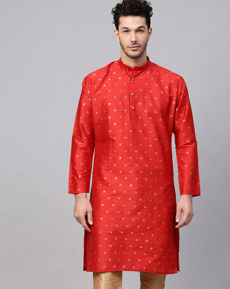 Sojanya Micro Print Long Kurta