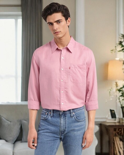 Levis Pink Casual Shirt for men price Best buy price in India September 2024 detail trends PriceHunt