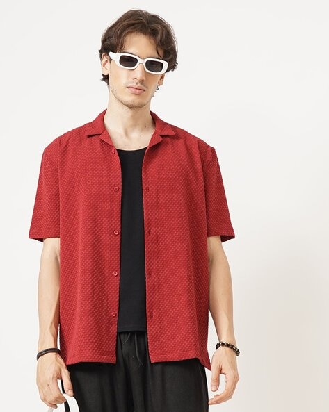 British Club British Club Men's Self Design Shirt