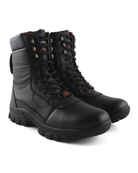 Genuine Leather Combat Boots
