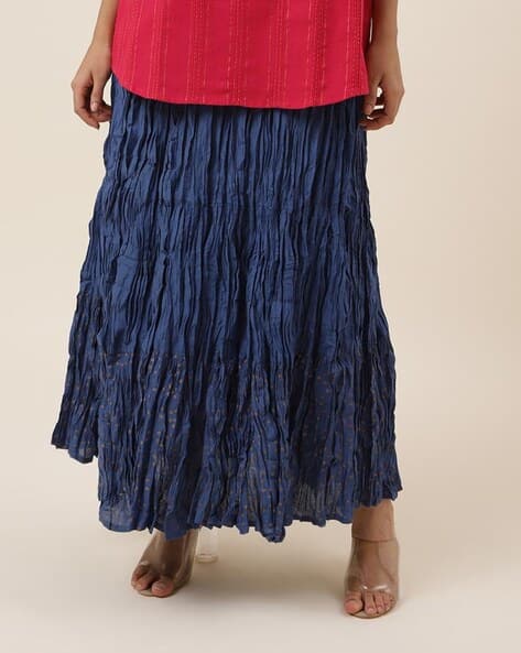 Buy Blue Skirts Ghagras for Women by Fabindia Online