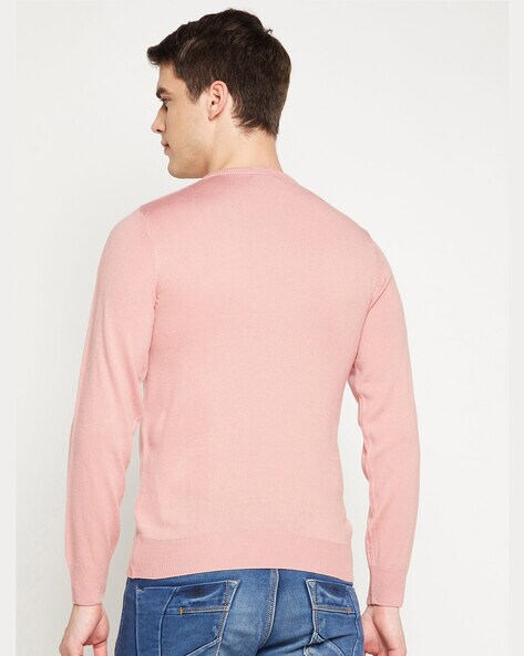 Light pink pullover sweater best sale