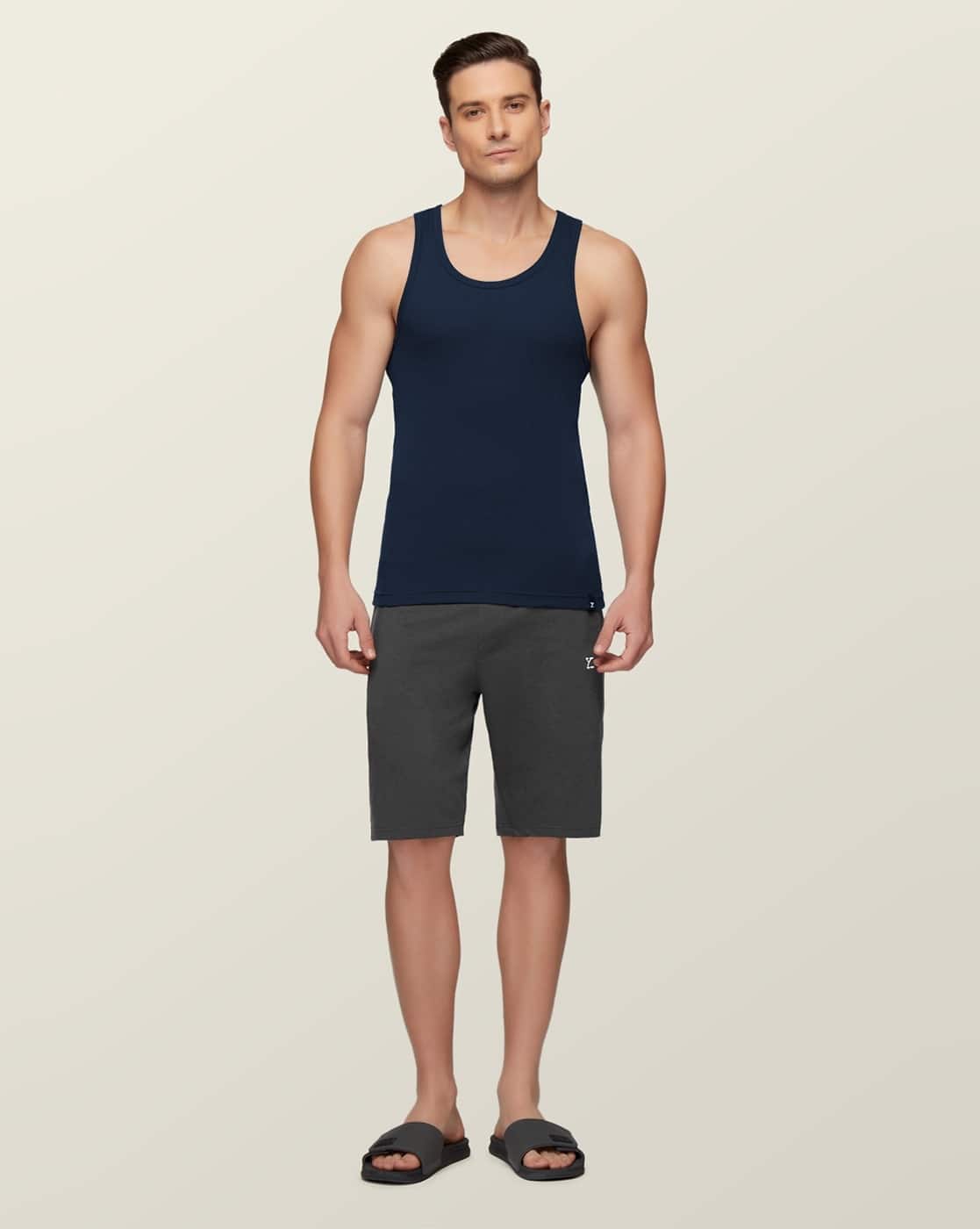 Buy XYXX Round-Neck Sleeveless Vest Online | Ajio.com