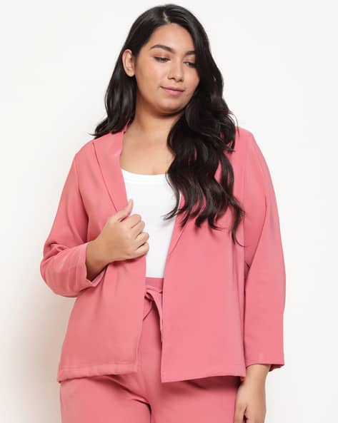Buy Pink Blazers Waistcoats for Women by Amydus Online