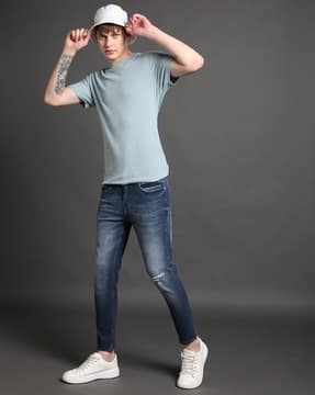 L’Appartement DENIM OVER ALL 34 Buy Blue Jeans for Men by LEE COOPER Online | Ajio.com