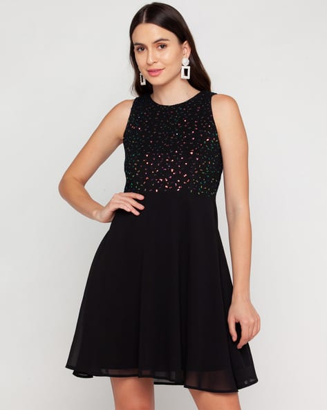 Zink London Embellished Sleeveless Dress