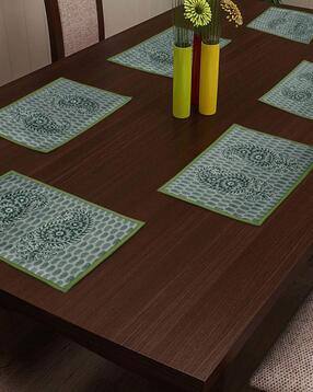 swayam Set of 6 Printed Table Placemats 18" x 12"-picture-33