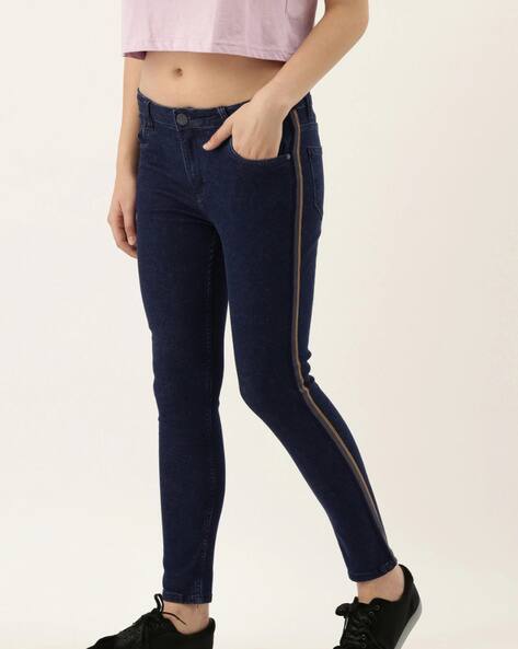 Buy Navy Jeans Jeggings for Women by Campus Sutra Online