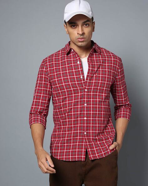 Levis Men Checked Slim Fit Shirt