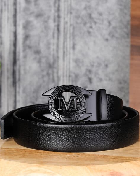 Buy Kastner Textured Alphabet M Buckle Cl Online | Ajio.com