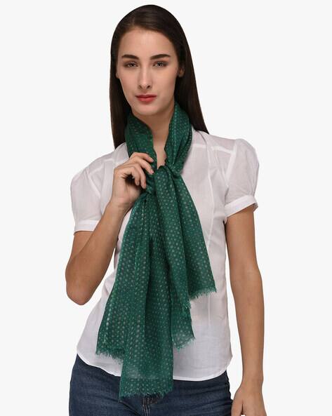 Buy Green Stoles Scarves for Women by Owncraft Online