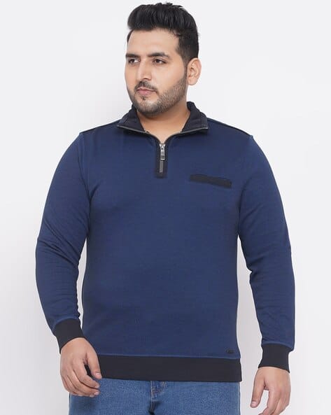 Half-Zip Polo Sweatshirt