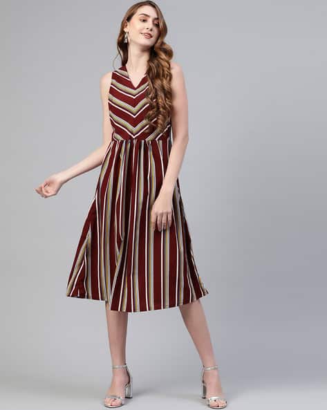 Buy Maroon Dresses for Women by PlusS Online