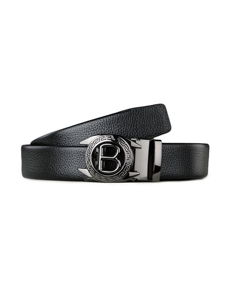Textured Alphabet B Buckle Classic Belt