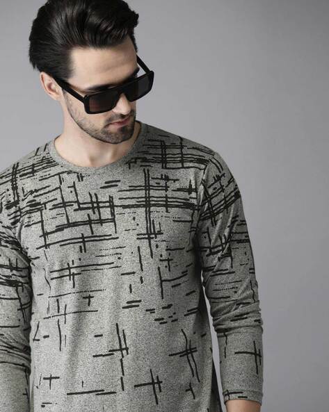 Buy Grey Black Tshirts for Men by Campus Sutra Online Ajio