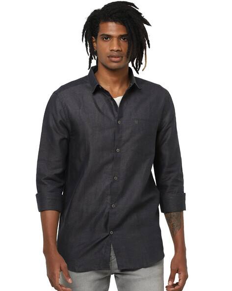 Jack & Jones Men's Slim Fit Classic Check Shirt in Whisper White Multi-2XL