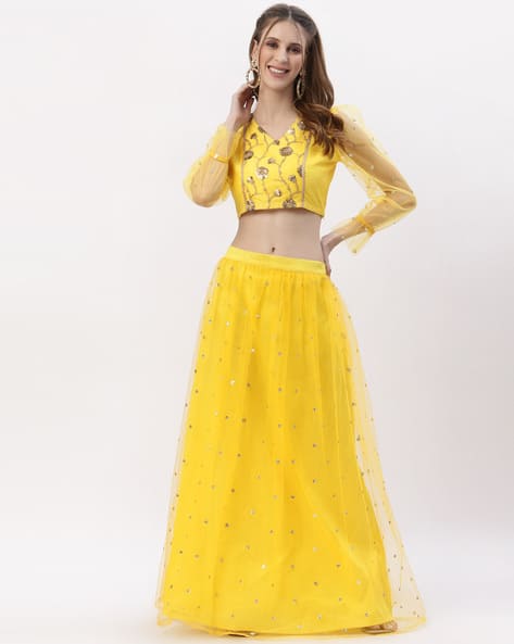 Embellished Flared Lehenga Choli Set