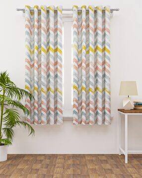 happy hues Chevrons Print Window Curtain-picture-37