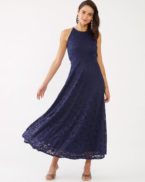 Zink London Lace Sleeveless A-line Dress