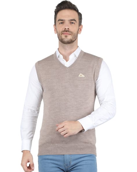 Buy Beige Sweaters Cardigans for Men by MONTE CARLO Online