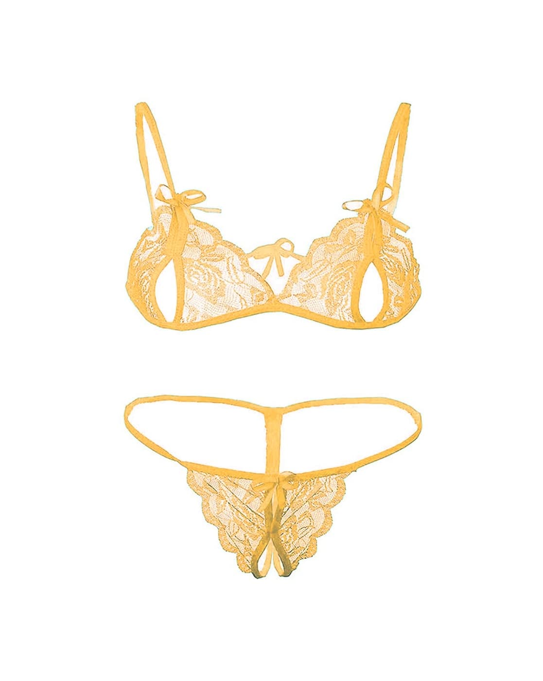 Buy In-curve Lace Bra & Panty Set Online | Ajio.com