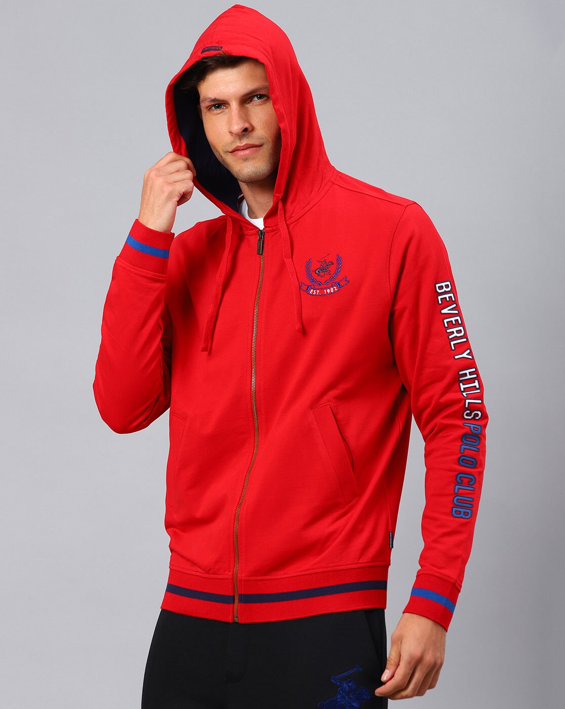 Beverly hills polo club zip hoodie best sale