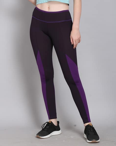 purple dance leggings