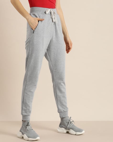Gray Sweatpants Cute Cuffed Sweatpants Buy Grey Melange Track