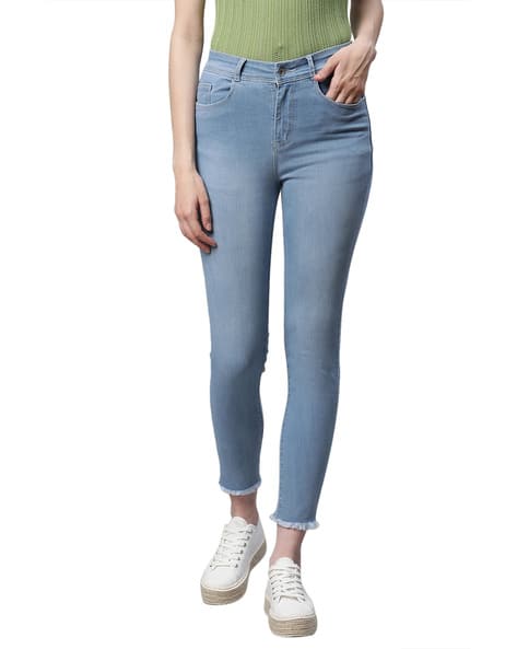 Buy Blue Jeans Jeggings for Women by GLOBAL REPUBLIC Online