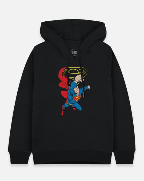 Buy Black Sweatshirts Hoodie for Boys by KIDSVILLE Online