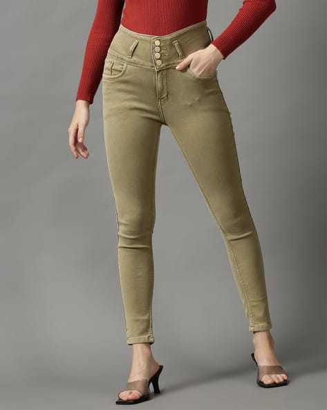 High Rise Skinny Fit Jeans