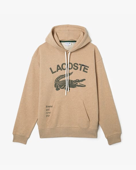 Loose Fit Crocodile Hooded Sweatshirt