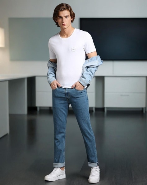 Men 511 Light-Wash Slim Fit Jeans