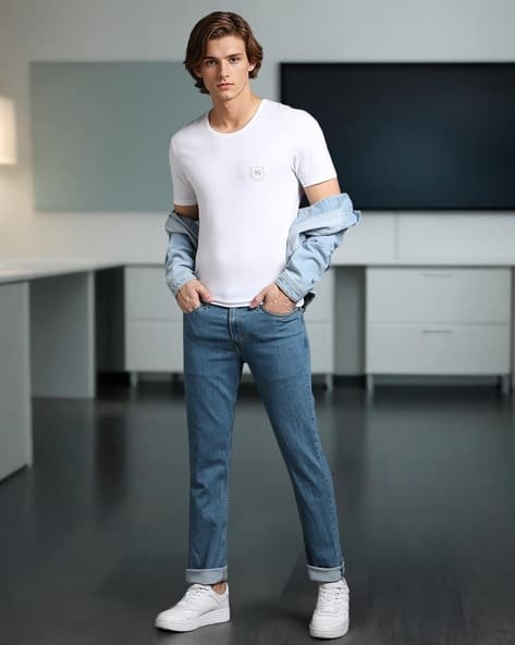 LEVI'S Men 511 Light-Wash Slim Fit Jeans