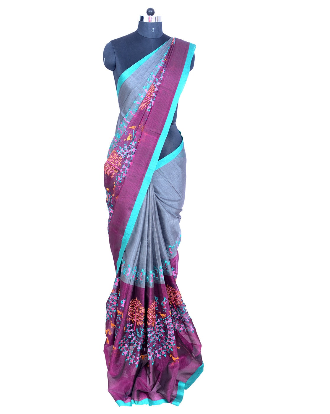 Buy Multi Sarees for Women by POTHYS Online Ajio