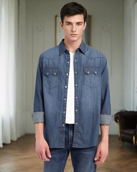 Buy Blue Shirts for Men by LEVIS Online Ajio