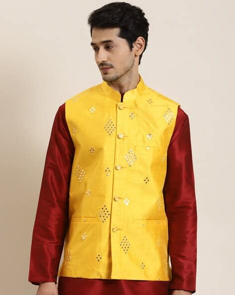 SOJANYA Embellished Nehru Jacket