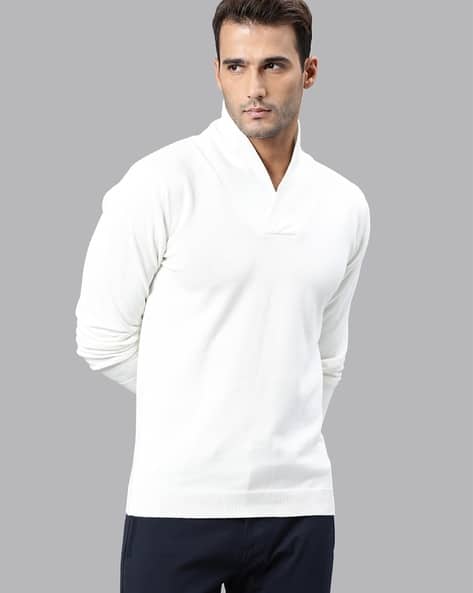 Slim Fit High-Neck Pullover