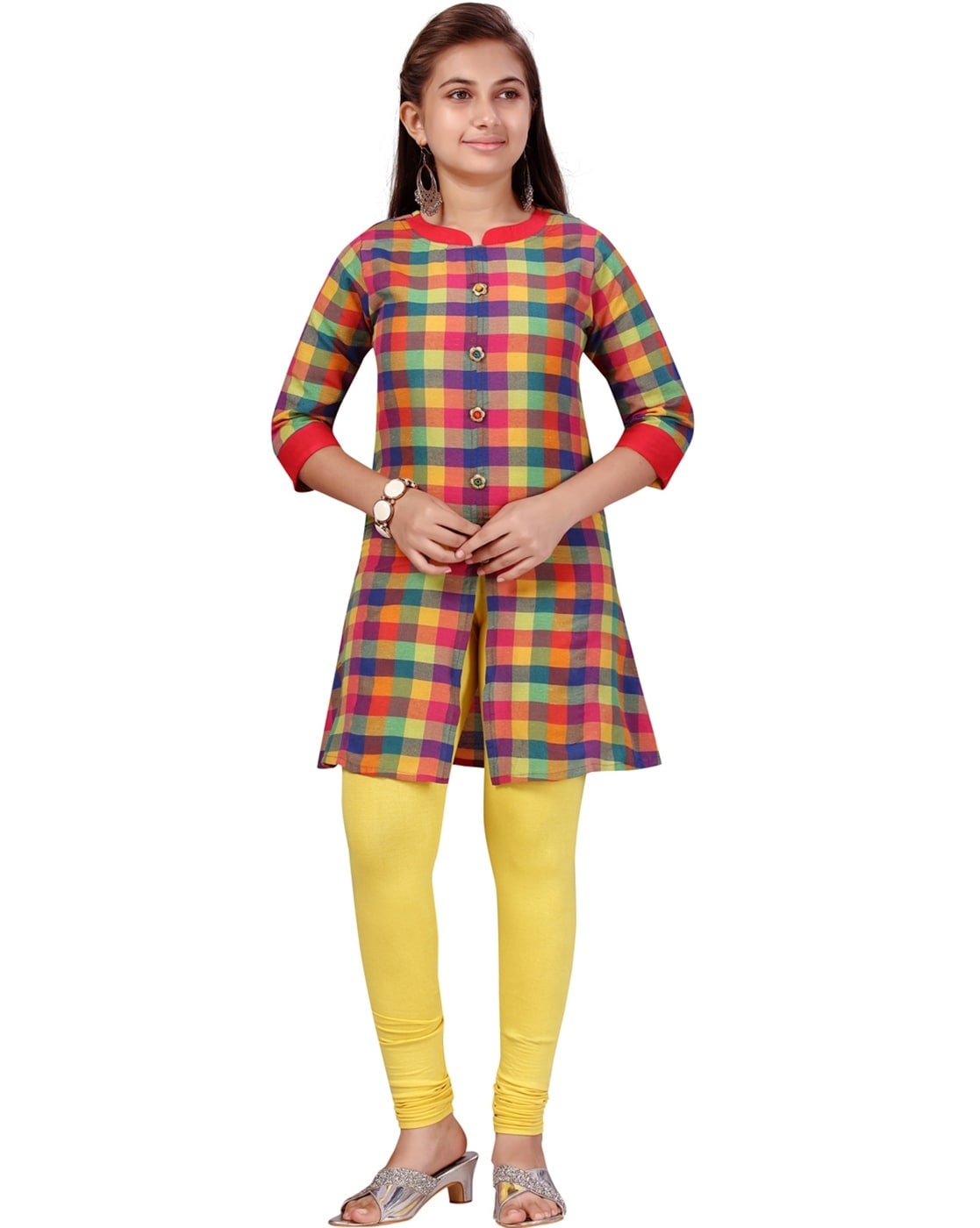 Buy Multicoloured Kurtas Kurtis for Girls by AARIKA GIRLS ETHNIC Online Ajio