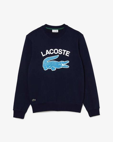 Buy Navy Sweatshirt Hoodies for Men by Lacoste Online Ajio