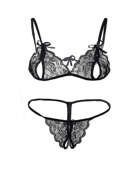Buy Black Lingerie Sets for Women by CUP S IN Online Ajio