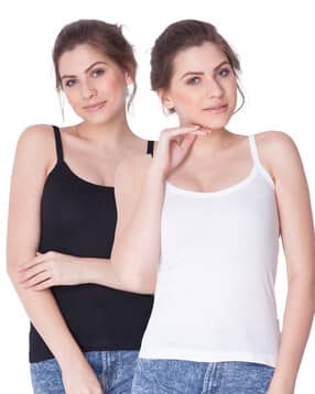 dollar Pack of 2 Solid Scoop-Neck Top-picture-10