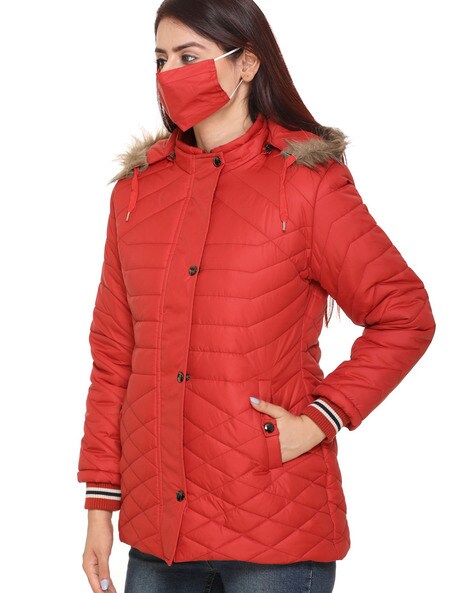 Buy Red Jackets Coats for Women by CHILL FIGHTER Online Ajio