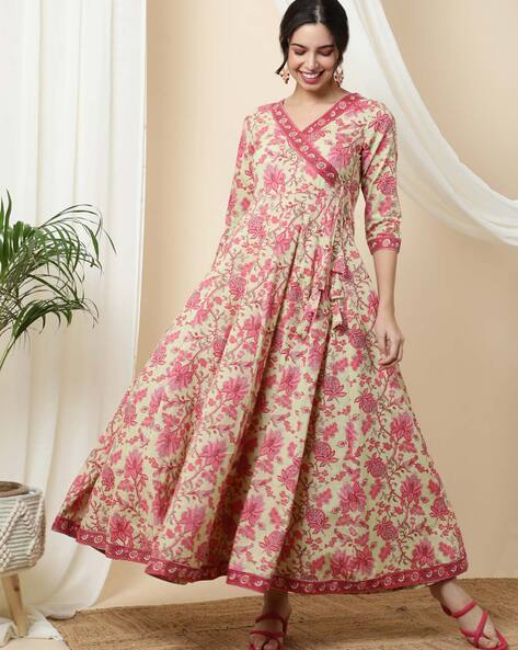 Lime Kurtas for Women by GULMOHAR JAIPUR Online | Ajio.com