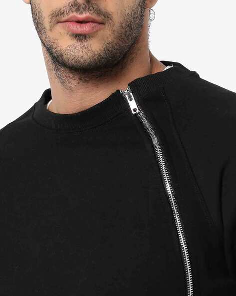 Zip side sweatshirt sale