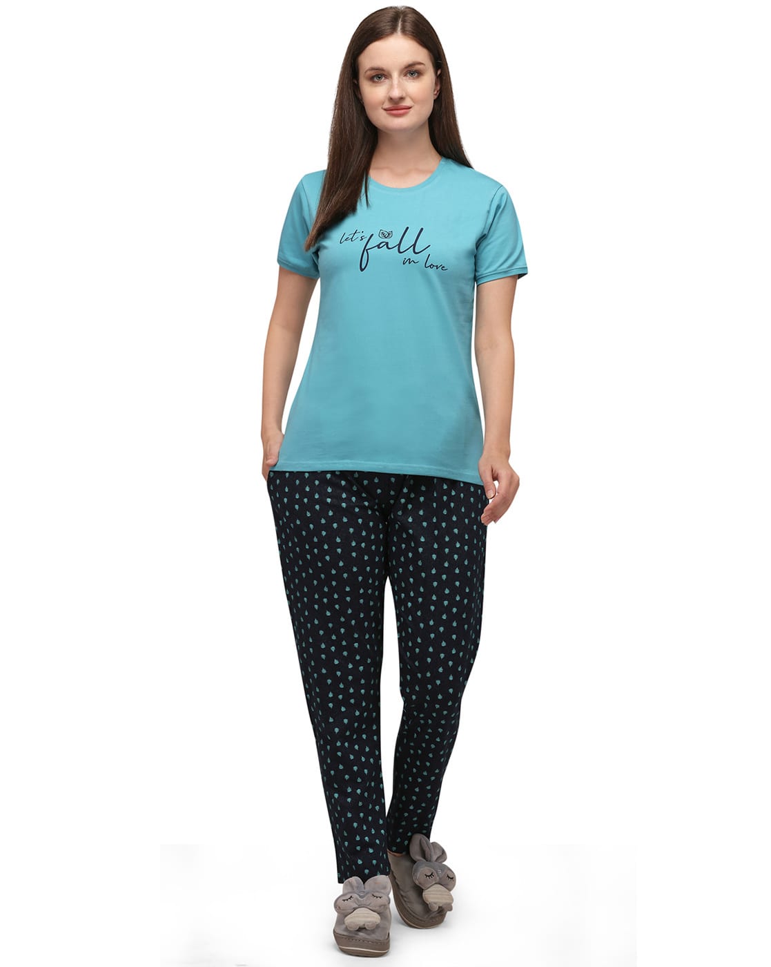 Buy Blue Night&LoungeWearSets for Women by Lenissa Online | Ajio.com