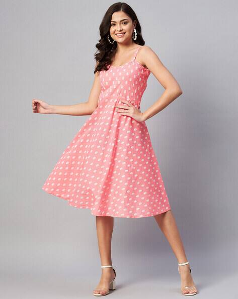 Buy Pink Dresses for Women by MIRAVAN Online | Ajio.com